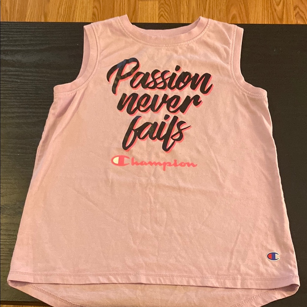 Champion Light Pink Graphic Tank Top